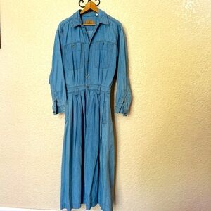 Vintage Blue Denim Dress